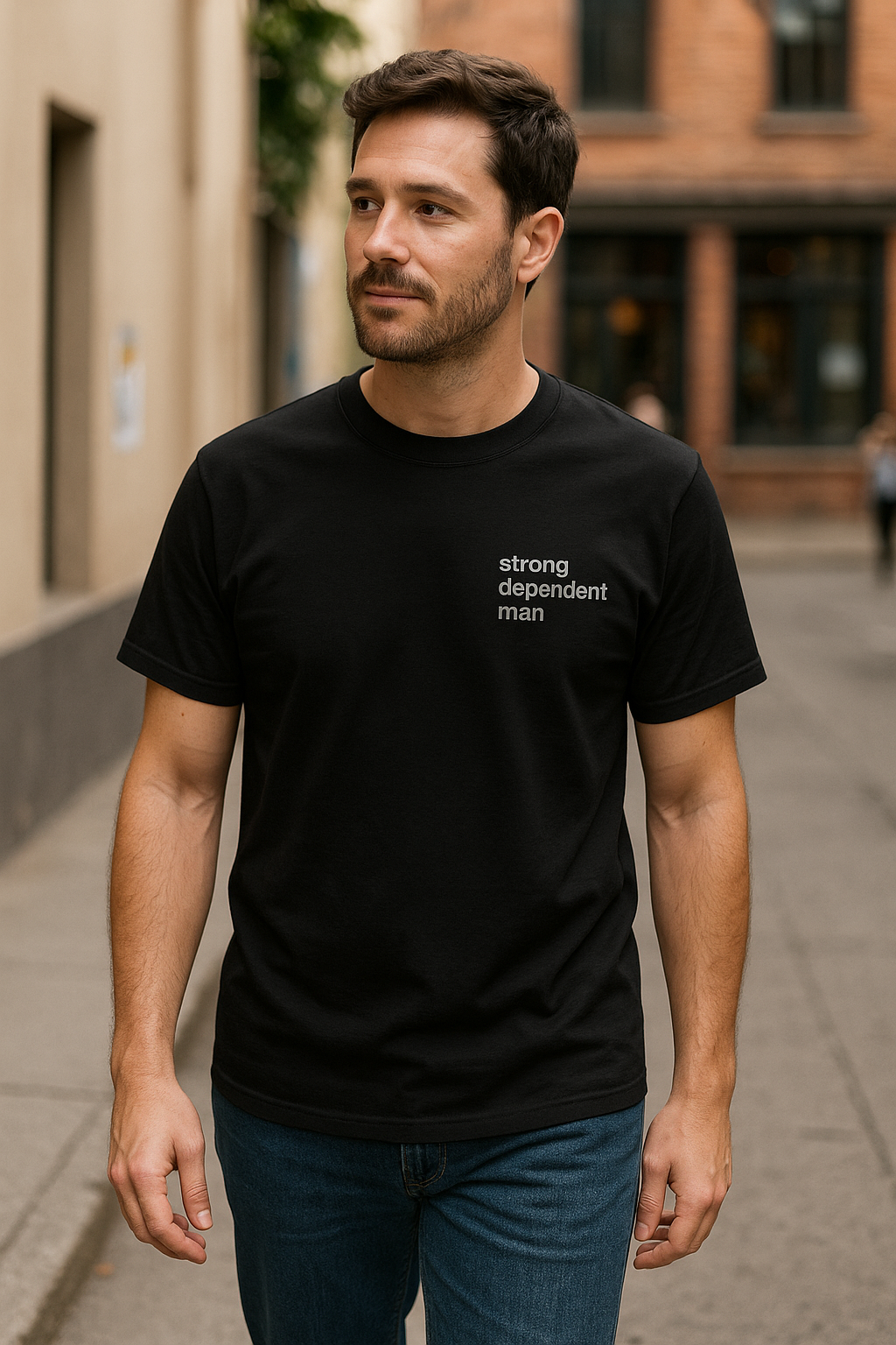 Strong Dependent Man Tee
